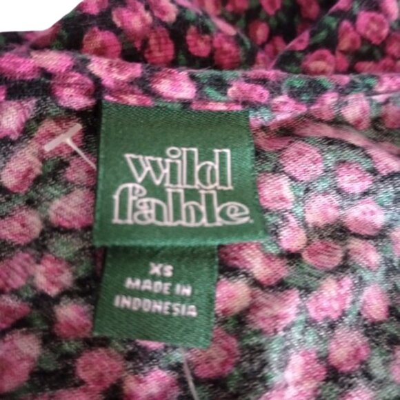Wild Fable Women's Woven Slip Dress in Purple Floral Size XS NWT - Picture 6 of 6